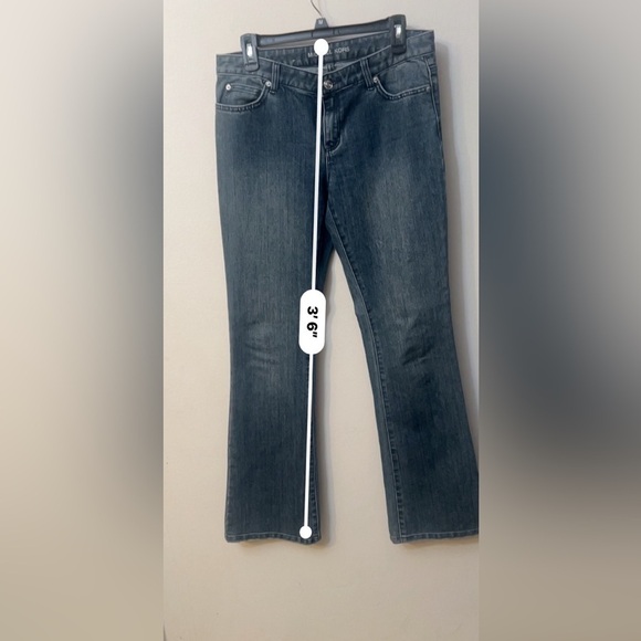 Michael Kors Blue Jeans size 8 flared leg silver tag retro - Picture 9 of 14